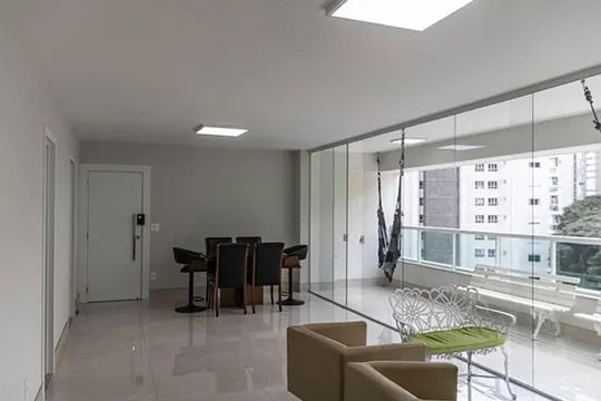 Sala de apartamento para alugar com 4 quartos, 135m² em Luxemburgo, Belo Horizonte