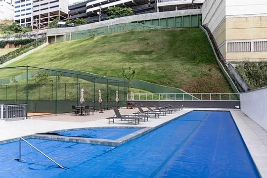 Área comum - Piscina de apartamento para alugar com 4 quartos, 135m² em Luxemburgo, Belo Horizonte