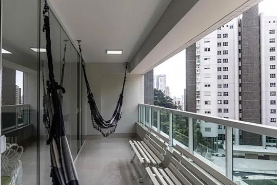 Sala - Varanda de apartamento para alugar com 4 quartos, 135m² em Luxemburgo, Belo Horizonte