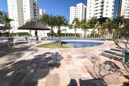 Área comum - Piscina de apartamento para alugar com 3 quartos, 92m² em Vila Brandina, Campinas