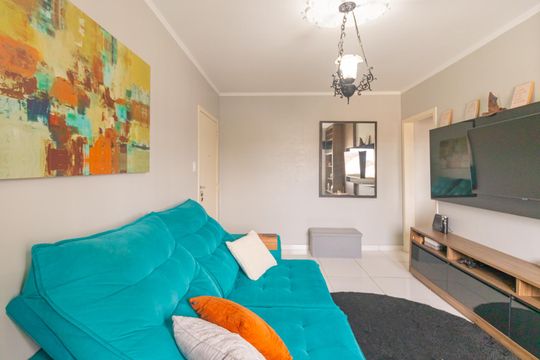 Sala de apartamento para alugar com 2 quartos, 80m² em Nossa Senhora das Gracas, Canoas