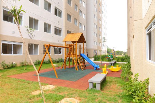 Área comum - Playground de apartamento para alugar com 2 quartos, 32m² em Vila Progresso (zona Leste), São Paulo