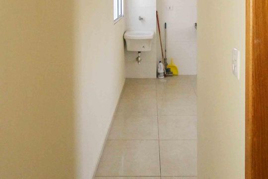 Corredor de apartamento para alugar com 2 quartos, 35m² em Vila Regente Feijó, São Paulo