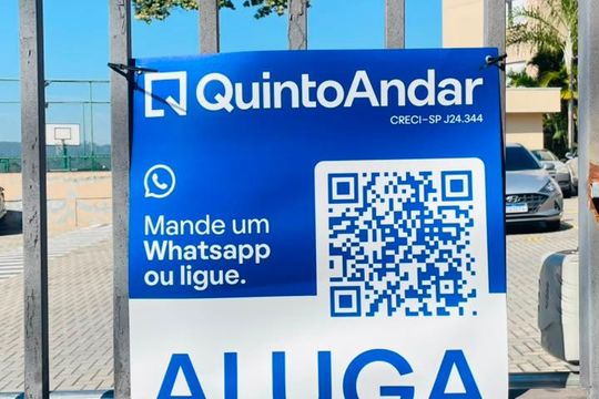 Placa de apartamento para alugar com 2 quartos, 49m² em Jardim Isis, Cotia
