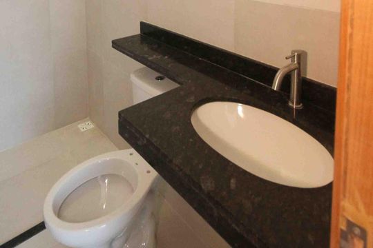 Banheiro da Suite de casa à venda com 3 quartos, 104m² em Jardim Aricanduva, São Paulo