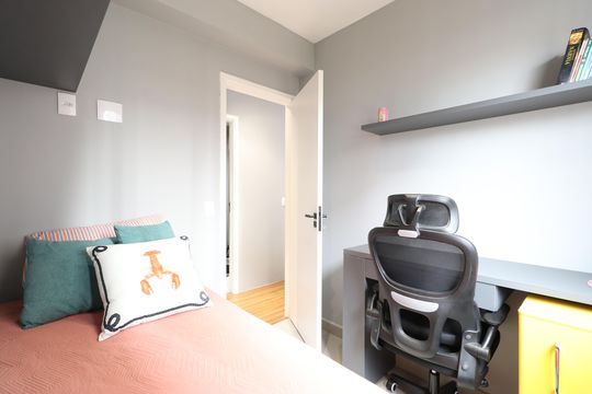 Quarto 2 de apartamento à venda com 2 quartos, 42m² em Barra Funda, São Paulo