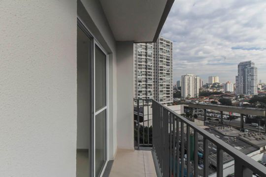 Varanda da Sala de apartamento à venda com 2 quartos, 41m² em Vila Independencia, São Paulo