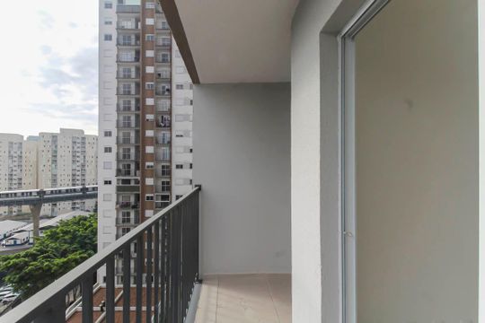 Varanda da Sala de apartamento à venda com 2 quartos, 41m² em Vila Independencia, São Paulo