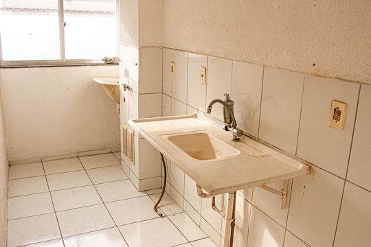 Cozinha/Área de serviço de apartamento para alugar com 2 quartos, 50m² em Campo Grande, Rio de Janeiro