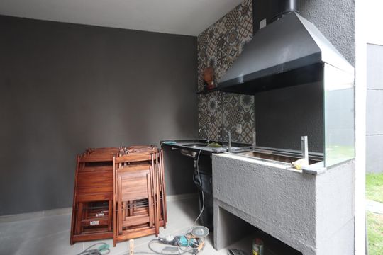 Área comum - Churrasqueira de apartamento para alugar com 2 quartos, 25m² em Vila Ema, São Paulo