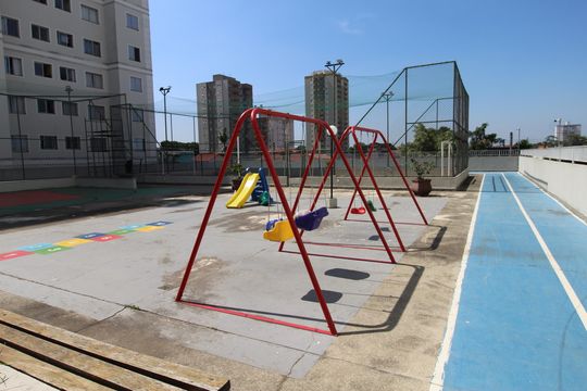 Área comum - Playground de apartamento para alugar com 2 quartos, 51m² em Palmeiras de São José, São José dos Campos