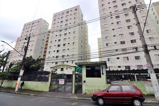 Fachada de apartamento para alugar com 2 quartos, 57m² em Vila Helena, São Bernardo do Campo