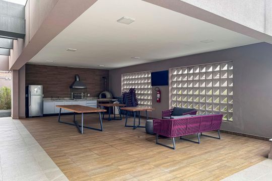 Área comum - Churrasqueira de apartamento para alugar com 3 quartos, 125m² em Vila Santa Teresa, Santo André