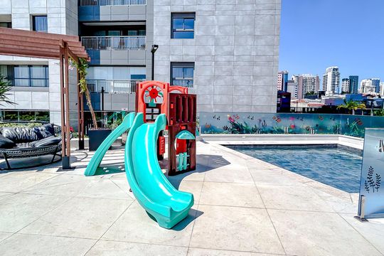 Área comum - Playground de kitnet/studio para alugar com 1 quarto, 36m² em Cidade Mãe do Céu, São Paulo