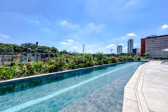 Área comum - Piscina de kitnet/studio para alugar com 1 quarto, 36m² em Cidade Mãe do Céu, São Paulo