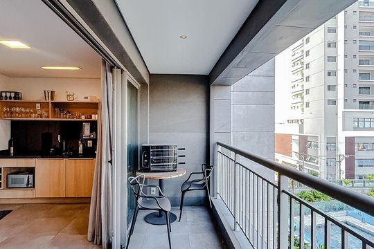 Varanda de kitnet/studio para alugar com 1 quarto, 36m² em Cidade Mãe do Céu, São Paulo