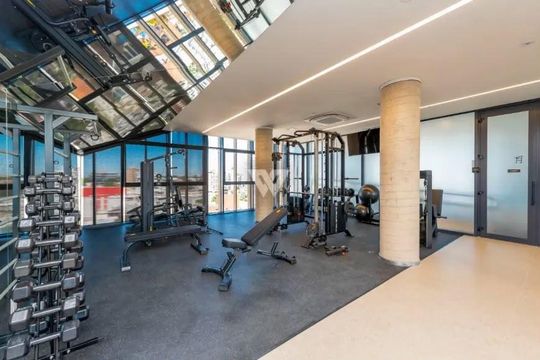 Área comum de apartamento para alugar com 1 quarto, 53m² em Batel, Curitiba
