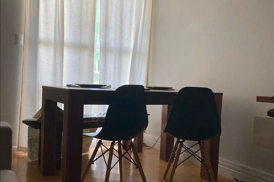 Sala de apartamento à venda com 2 quartos, 62m² em Parque Sao Vicente, Santo André