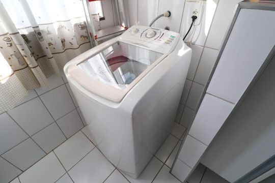 Cozinha e Área de Serviço de apartamento para alugar com 3 quartos, 63m² em Tabajaras, Uberlândia