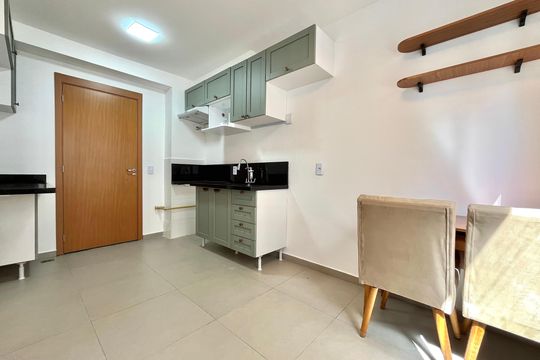 Sala de apartamento para alugar com 1 quarto, 25m² em Jabaquara, São Paulo