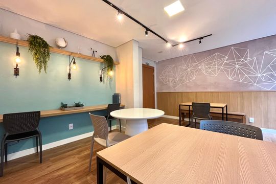 Área comum - Coworking de apartamento para alugar com 1 quarto, 25m² em Jabaquara, São Paulo