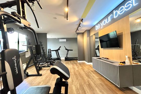 Área comum - Academia de apartamento para alugar com 1 quarto, 25m² em Jabaquara, São Paulo