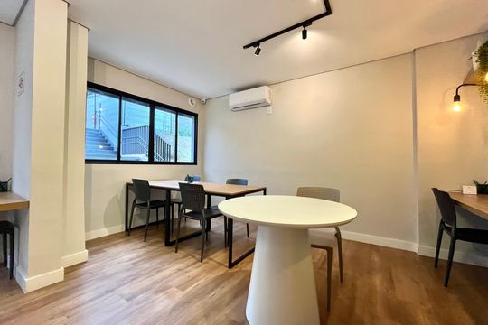 Área comum - Coworking  de apartamento para alugar com 1 quarto, 25m² em Jabaquara, São Paulo