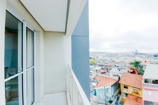 Varanda da Sala de apartamento à venda com 2 quartos, 52m² em Vila Bremen, Guarulhos