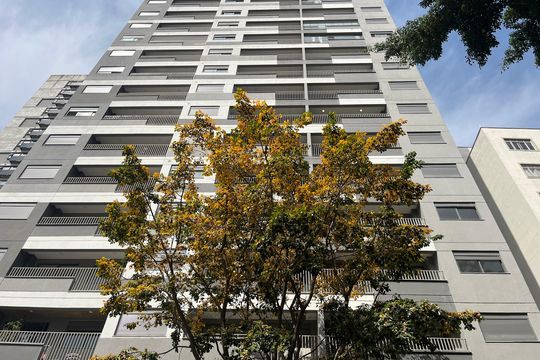 Fachada do Prédio de apartamento para alugar com 1 quarto, 29m² em Pompeia, São Paulo