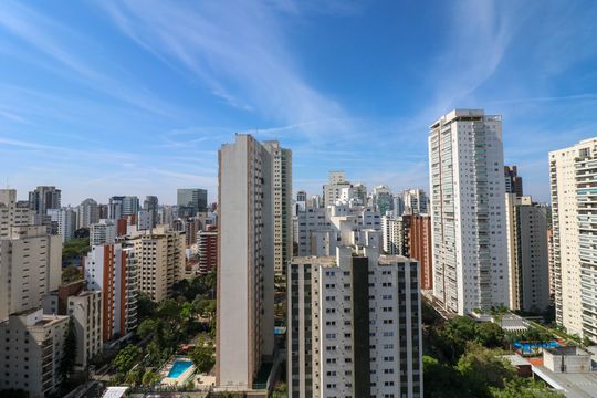 Varanda de kitnet/studio à venda com 1 quarto, 25m² em Brooklin, São Paulo