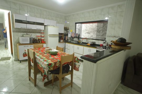 Cozinha  de casa à venda com 3 quartos, 125m² em Batistini, São Bernardo do Campo