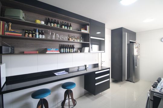 Cozinha de apartamento para alugar com 3 quartos, 160m² em Jardim Marajoara, São Paulo