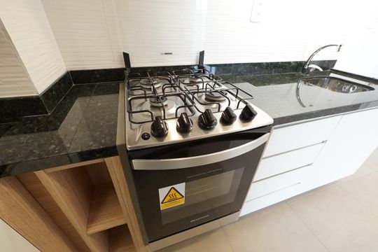 Cozinha de apartamento para alugar com 2 quartos, 40m² em Vila Mariana, São Paulo