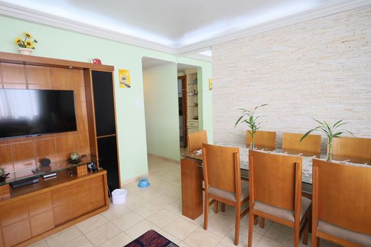 Sala de apartamento à venda com 3 quartos, 106m² em Cidade São Francisco, Osasco