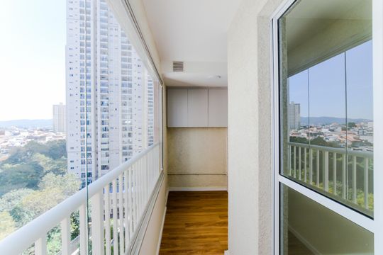 Varanda da Sala de apartamento para alugar com 2 quartos, 44m² em Picanço, Guarulhos
