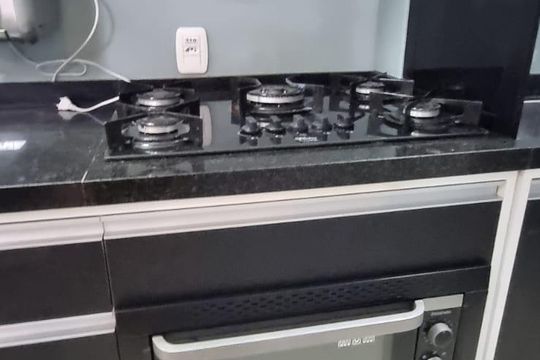 Cozinha de apartamento para alugar com 3 quartos, 76m² em Marechal Rondon, Canoas