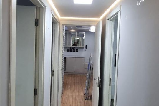 Corredor de apartamento para alugar com 3 quartos, 76m² em Marechal Rondon, Canoas