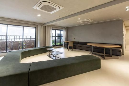 Área comum de apartamento para alugar com 1 quarto, 45m² em Perdizes, São Paulo