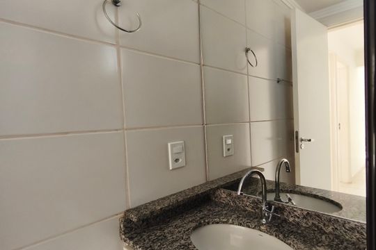 Banheiro de apartamento para alugar com 2 quartos, 43m² em Recanto Fortuna, Campinas