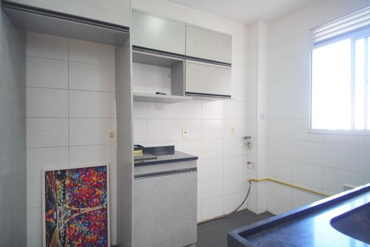 Cozinha de apartamento para alugar com 2 quartos, 50m² em Santo Andre, São Leopoldo
