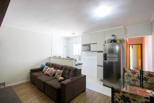 Sala de apartamento à venda com 2 quartos, 96m² em Vila Vitória, Santo André