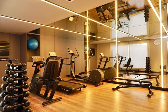 Área comum - Academia de apartamento à venda com 4 quartos, 135m² em Cruzeiro, Belo Horizonte
