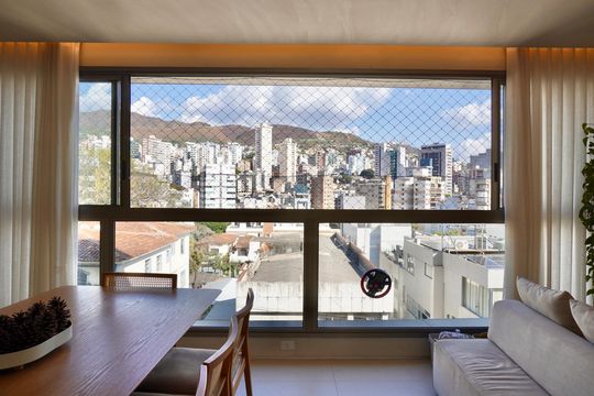 Vista da Sala de apartamento à venda com 4 quartos, 135m² em Cruzeiro, Belo Horizonte