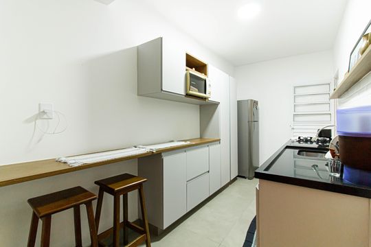 Cozinha de apartamento para alugar com 2 quartos, 80m² em Perdizes, São Paulo