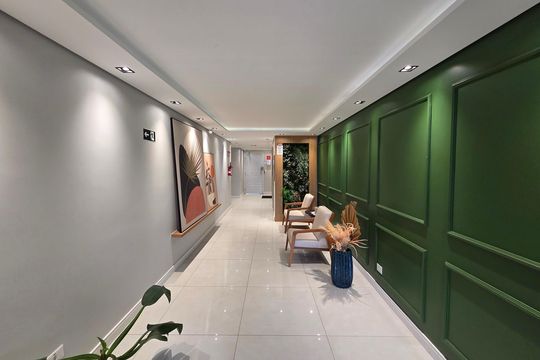 Área comum de apartamento para alugar com 2 quartos, 73m² em Guilhermina, Praia Grande