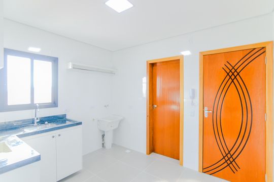 Cozinha e Área de Serviço de apartamento para alugar com 1 quarto, 26m² em Jardim Ottawa, Guarulhos
