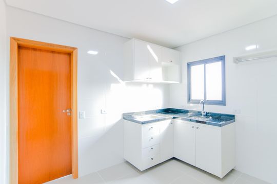 Cozinha e Área de Serviço de apartamento para alugar com 1 quarto, 26m² em Jardim Ottawa, Guarulhos