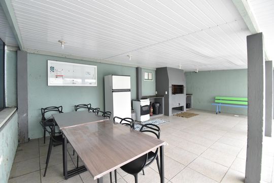 Área comum - Churrasqueira de apartamento à venda com 3 quartos, 77m² em Bacacheri, Curitiba