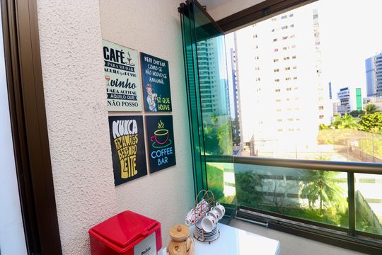 Varanda de apartamento para alugar com 2 quartos, 52m² em Brotas, Salvador