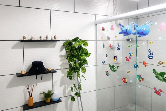 Banheiro de casa para alugar com 2 quartos, 80m² em Ricardo de Albuquerque, Rio de Janeiro